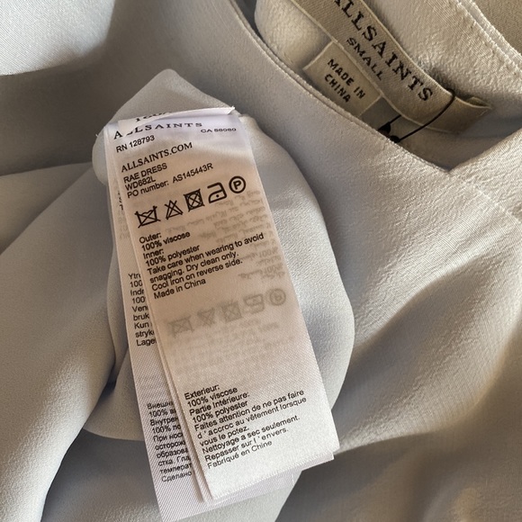 All Saints Rae cold shoulder dress Small - Picture 6 of 7